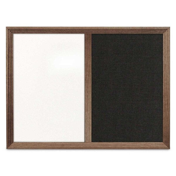 Enclosed Corkboard, 1 Door, 60"x36", 4" Fra